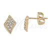 Dorado Oro Laminado Aretes, vista principal del producto por Mayoreo, vista principal del producto