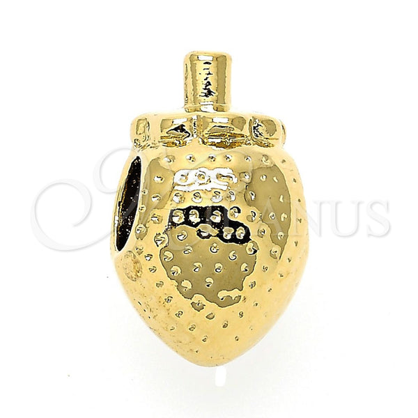 Oro Laminado Love Link Pendant, Gold Filled Style Dog Design, Polished, Golden Finish, 05.179.0031