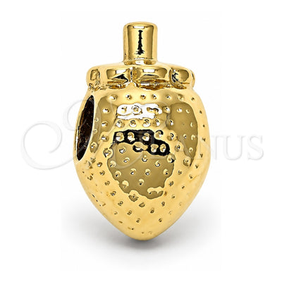 Oro Laminado Love Link Pendant, Gold Filled Style Dog Design, Polished, Golden Finish, 05.179.0031