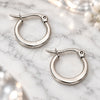 Stainless Steel Children Hoop, Polished, Steel Finish, 033688.1.15