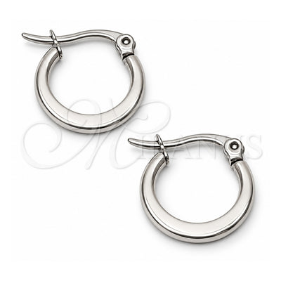 Stainless Steel Children Hoop, Polished, Steel Finish, 033688.1.15