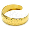 Oro Laminado Individual Bangle, Gold Filled Style Diamond Cutting Finish, Golden Finish, 07.156.0052 (25 MM Thickness, One size fits all)