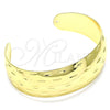 Oro Laminado Individual Bangle, Gold Filled Style Diamond Cutting Finish, Golden Finish, 07.156.0053 (25 MM Thickness, One size fits all)