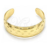 Oro Laminado Individual Bangle, Gold Filled Style Diamond Cutting Finish, Golden Finish, 07.156.0053 (25 MM Thickness, One size fits all)