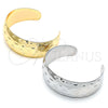 Oro Laminado Individual Bangle, Gold Filled Style Diamond Cutting Finish, Golden Finish, 07.156.0053 (25 MM Thickness, One size fits all)