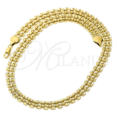 Oro Laminado Basic Necklace, Gold Filled Style Polished, Golden Finish, 5.221.002.1.20 (09 MM Thickness, 20 for wholesale, main product view