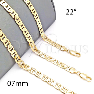 Dorado Oro Laminado Collar, vista principal del producto por Mayoreo, vista principal del producto