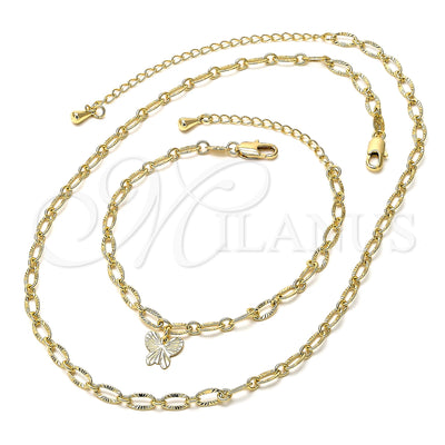 Gold Filled Gold-Filled Butterfly Jewelry Set 04.63.0199 for wholesale, main product view