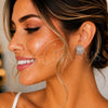 Rhodium Gold Filled Stud Earring, with White Crystal, Polished, Rhodium Finish, 02.59.0069.1 *PROMO*