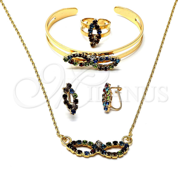 Gold Filled Ring — Necklace Bracelet Earring and Ring Infinite Design with — main product view — SKU 100772 | Oro Laminado anillo — Necklace Bracelet Earring and Ring Infinite diseño with — SKU 100772
