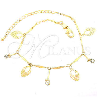 Tobillera de Oro Laminado 03.63.1275.10 por Mayoreo, vista principal del producto