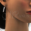 Rhodium Gold Filled Small Hoop, Hollow Design, Polished, Rhodium Finish, 5.134.026.1.20
