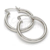 Rhodium Gold Filled Small Hoop, Hollow Design, Polished, Rhodium Finish, 5.134.026.1.20