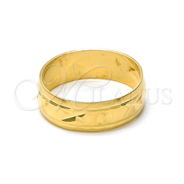 Gold Filled Ring — Wedding Ring Diamond Cutting 5. Size 11 — main product view — SKU 102022 | Oro Laminado anillo — Wedding Ring Diamond Cutting 5. Size 11 — SKU 102022