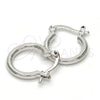 Rhodium Gold Filled Children Hoop, Polished, Rhodium Finish, 5.134.014.1.10