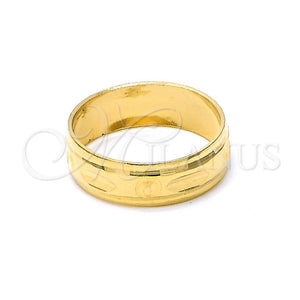 Gold Filled Ring — Wedding Ring Diamond Cutting 5. Size 9 — main product view — SKU 102620 | Oro Laminado anillo — Wedding Ring Diamond Cutting 5. Size 9 — SKU 102620