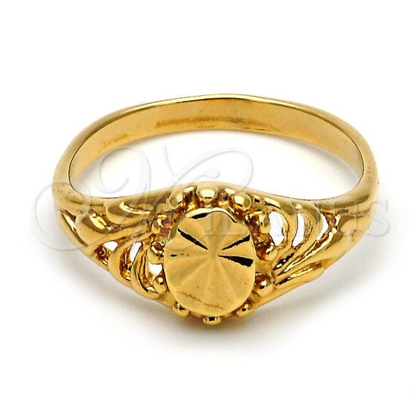 Gold Filled Ring — Elegant Ring Diamond Cutting 01.63. Size 7 — main product view — SKU 102819 | Oro Laminado anillo — Elegant Ring Diamond Cutting 01.63. Size 7 — SKU 102819