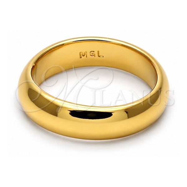 Oro Laminado Baby Ring, Gold Filled Style Polished, Golden Finish, 01.63.0536.03 (Size 3)