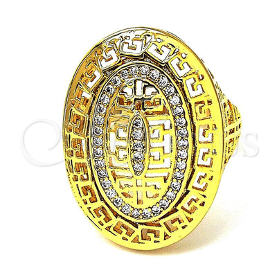 Gold Filled Gold-Filled Greek Key Ring 01.118.0024.08 for wholesale, main product view