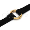 Oro Laminado Fancy Necklace, Gold Filled Style Choker Design, Polished, Golden Finish, 04.215.0003.13 (10 MM Thickness, 13 Inches Length)