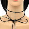 Oro Laminado Fancy Necklace, Gold Filled Style Choker Design, Polished, Golden Finish, 04.215.0013.72 (02 MM Thickness, 72 Inches Length)