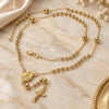 Oro Laminado Thin Rosary, Gold Filled Style Altagracia and Crucifix Design, Polished, Golden Finish, 5.211.006.2.24