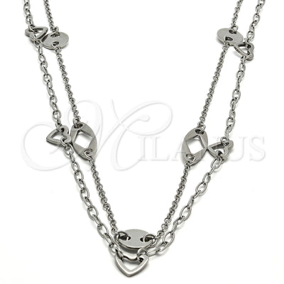 Stainless Steel Necklace 04.220.0002.34 for wholesale, main product view