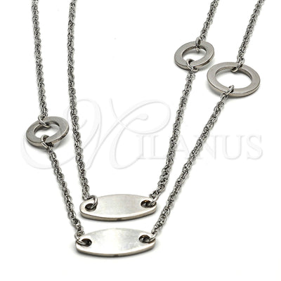 Stainless Steel Necklace 04.220.0001.65 for wholesale, main product view