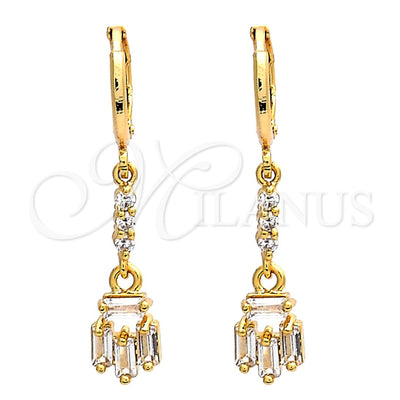 Gold Filled Gold-Filled Baguette Earrings 02.205.0035 for wholesale, main product view