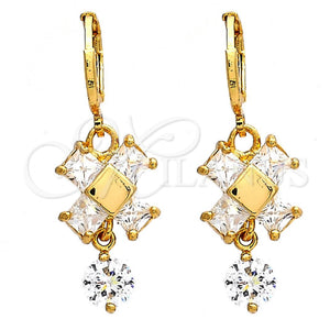 Gold Filled Ring — Long Earring with White Cubic Zirconia Polished 02. — main product view — SKU 104405 | Oro Laminado anillo — Long Earring with blanco Cubic Zirconia pulido 02. — SKU 104405