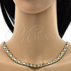 Stainless Steel Bracelet — Necklace and Bracelet Hugs and Kisses and Heart — alternate product view — SKU 104442 | Acero Inoxidable brazalete — Necklace and Bracelet Hugs and Kisses and corazón — SKU 104442