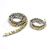 Stainless Steel Bracelet — Necklace and Bracelet Hugs and Kisses and Heart — alternate product view — SKU 104442 | Acero Inoxidable brazalete — Necklace and Bracelet Hugs and Kisses and corazón — SKU 104442