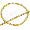 Stainless Steel Necklace and Bracelet, Hugs and Kisses and Heart Design, Polished, Golden Finish, 06.231.0001.2