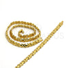 Stainless Steel Necklace and Bracelet, Hugs and Kisses and Heart Design, Polished, Golden Finish, 06.231.0001.2