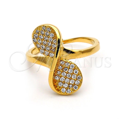 Gold Filled Gold-Filled Bow and Twist Ring 01.156.0001.08 for wholesale, main product view