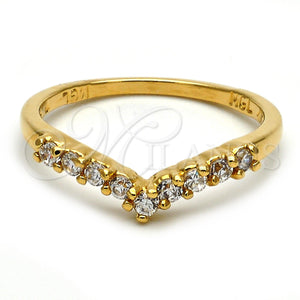 Gold Filled Ring — Multi Stone Ring with White Cubic Zirconia Polished — main product view — SKU 104633 | Oro Laminado anillo — Multi Stone Ring with blanco Cubic Zirconia pulido — SKU 104633