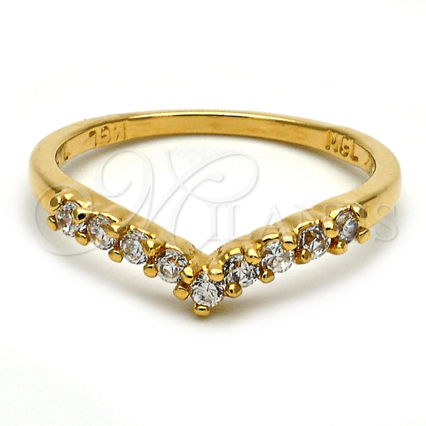 Gold Filled Ring — Multi Stone Ring with White Cubic Zirconia Polished — main product view — SKU 104633 | Oro Laminado anillo — Multi Stone Ring with blanco Cubic Zirconia pulido — SKU 104633