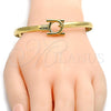 Oro Laminado Individual Bangle, Gold Filled Style Polished, Golden Finish, 07.192.0010.06 (14 MM Thickness, Size 6 (2.75 Diameter))