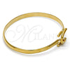 Oro Laminado Individual Bangle, Gold Filled Style Polished, Golden Finish, 07.192.0010.06 (14 MM Thickness, Size 6 (2.75 Diameter))