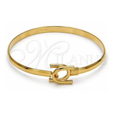 Oro Laminado Individual Bangle, Gold Filled Style Polished, Golden Finish, 07.192.0010.06 (14 MM Thickness, Size 6 (2.75 Diameter))