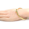 Oro Laminado Individual Bangle, Gold Filled Style Polished, Golden Finish, 07.192.0023.06 (10 MM Thickness, Size 6 (2.75 Diameter))
