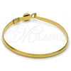 Oro Laminado Individual Bangle, Gold Filled Style Polished, Golden Finish, 07.192.0023.06 (10 MM Thickness, Size 6 (2.75 Diameter))