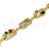 Dorado Oro Laminado Pulsera, vista 5 de la galería del producto por Mayoreo, vista adicional 5 del producto