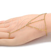 Oro Laminado Fancy Bracelet, Gold Filled Style Rolo Design, Polished, Golden Finish, 03.60.0138.07 (02 MM Thickness, 7 Inches Length)
