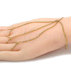 Oro Laminado Fancy Bracelet, Gold Filled Style Curb Design, Polished, Golden Finish, 03.60.0139.07 (02 MM Thickness, 7 Inches Length)