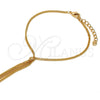 Oro Laminado Fancy Bracelet, Gold Filled Style Curb Design, Polished, Golden Finish, 03.60.0139.07 (02 MM Thickness, 7 Inches Length)