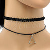 Oro Laminado Fancy Necklace, Gold Filled Style Choker Design, Polished, Golden Finish, 04.215.0015.12 (08 MM Thickness, 12 Inches Length)