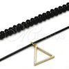 Oro Laminado Fancy Necklace, Gold Filled Style Choker Design, Polished, Golden Finish, 04.215.0015.12 (08 MM Thickness, 12 Inches Length)