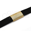 Oro Laminado Fancy Necklace, Gold Filled Style Choker Design, Polished, Golden Finish, 04.215.0024.13 (15 MM Thickness, 13 Inches Length)
