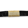 Oro Laminado Fancy Necklace, Gold Filled Style Choker Design, Polished, Golden Finish, 04.215.0024.13 (15 MM Thickness, 13 Inches Length)